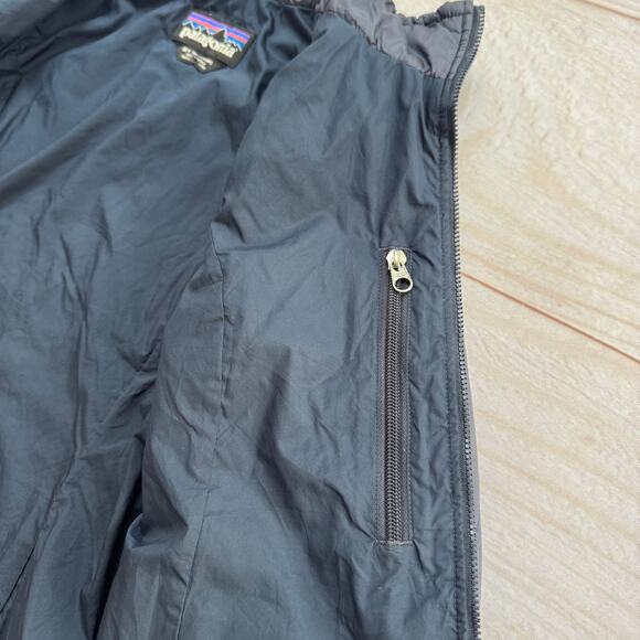 Patagonia Kids Nano Puff Primaloft Jacket Size M (10) Diamond Quilted Navy Blue - Picture 8 of 11